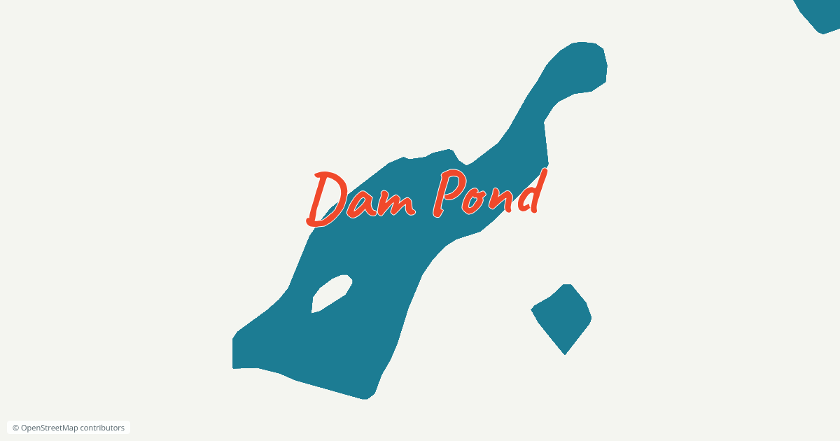 Map renamed "Dam Pond".