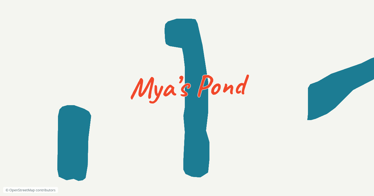 Map renamed "Mya’s Pond".